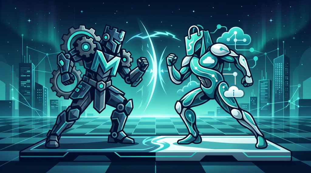 Read more about the article Magento vs. Shopify Plus: The Enterprise Showdown